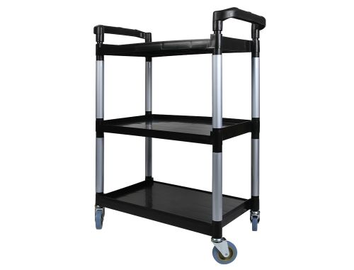 Carro de servico multifuncional q-connect 3 prateleiras em plastico 830x420x970 mm , Q-connect , 75176 , 5705831167490